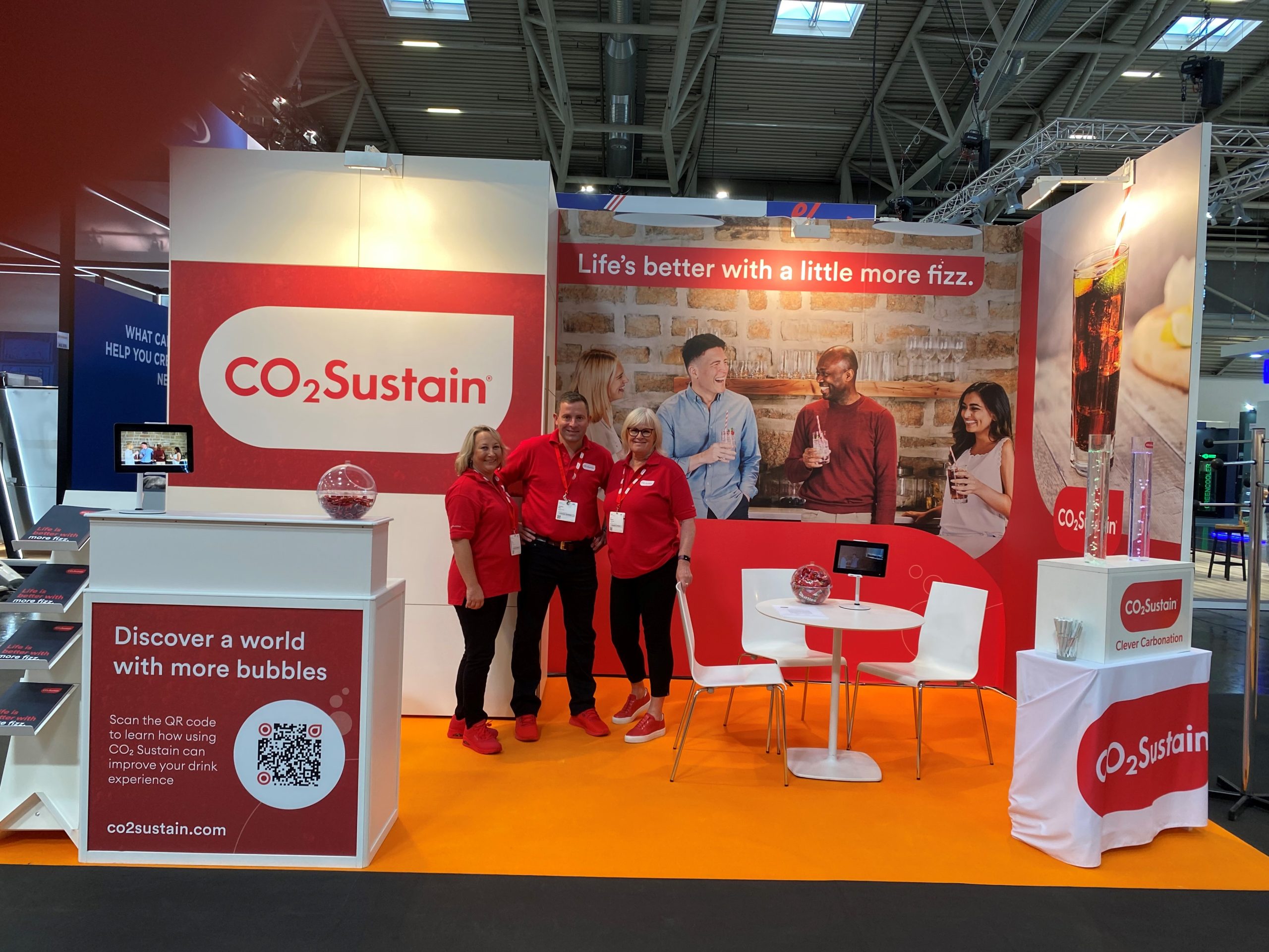 CO2Sustain stand at drinktec