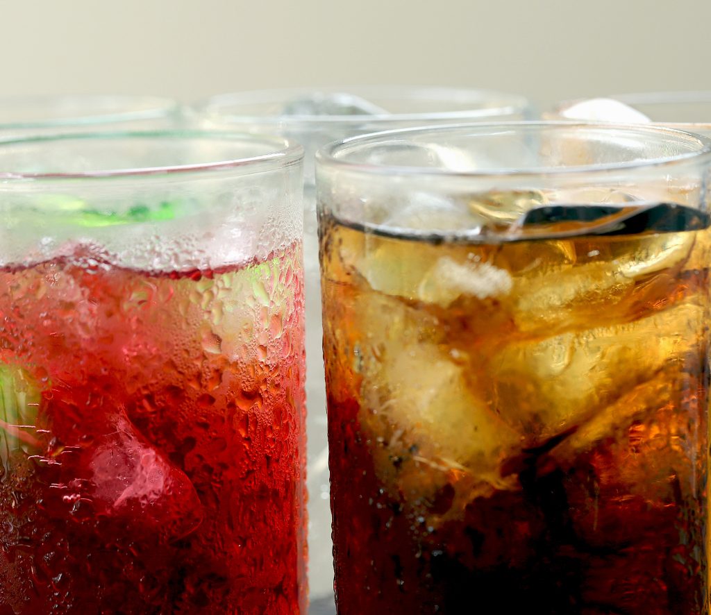 sugar reduced soft drinks